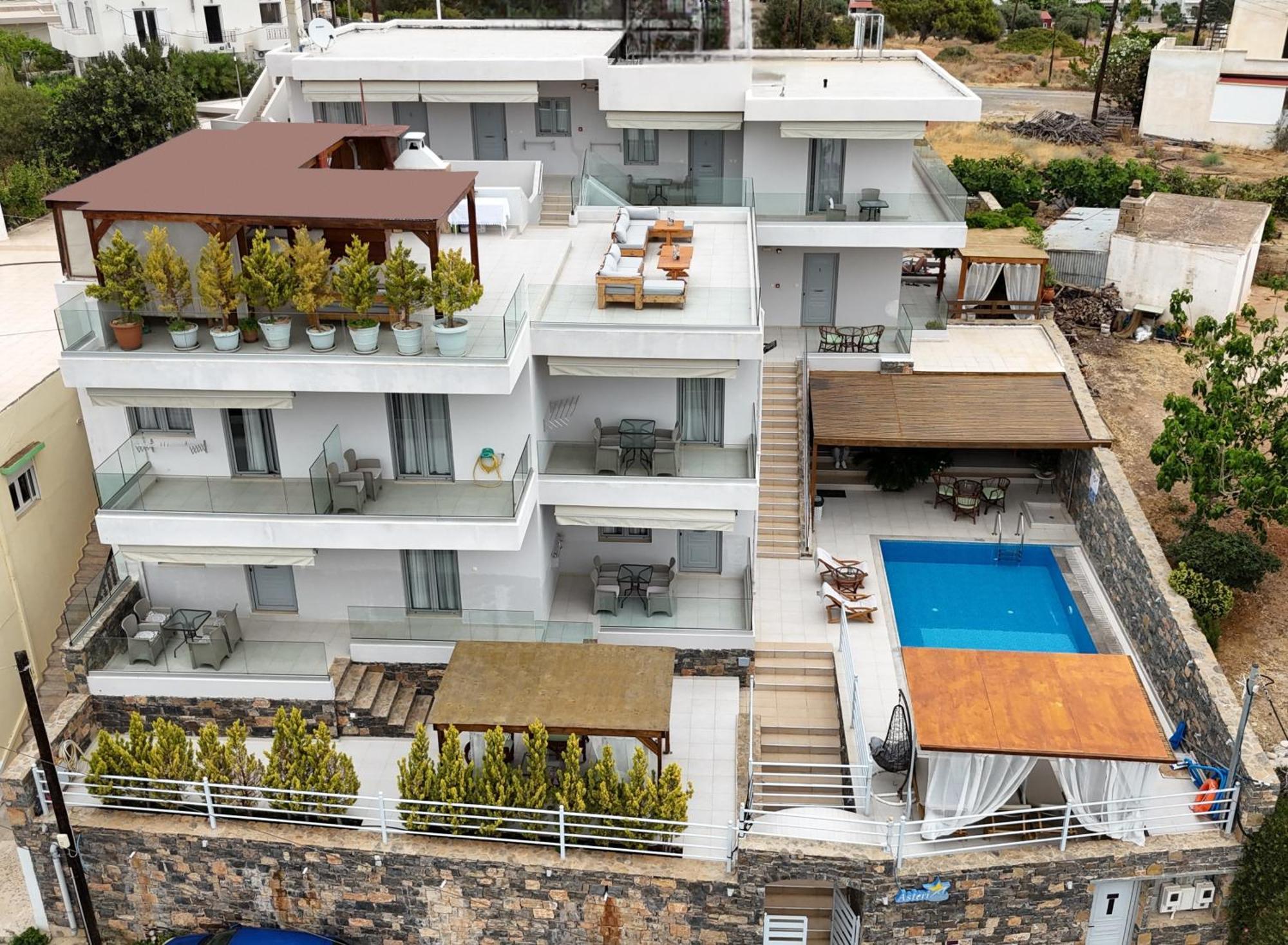 Asteri Apartments Und Studios Μακρύγιαλος Εξωτερικό φωτογραφία